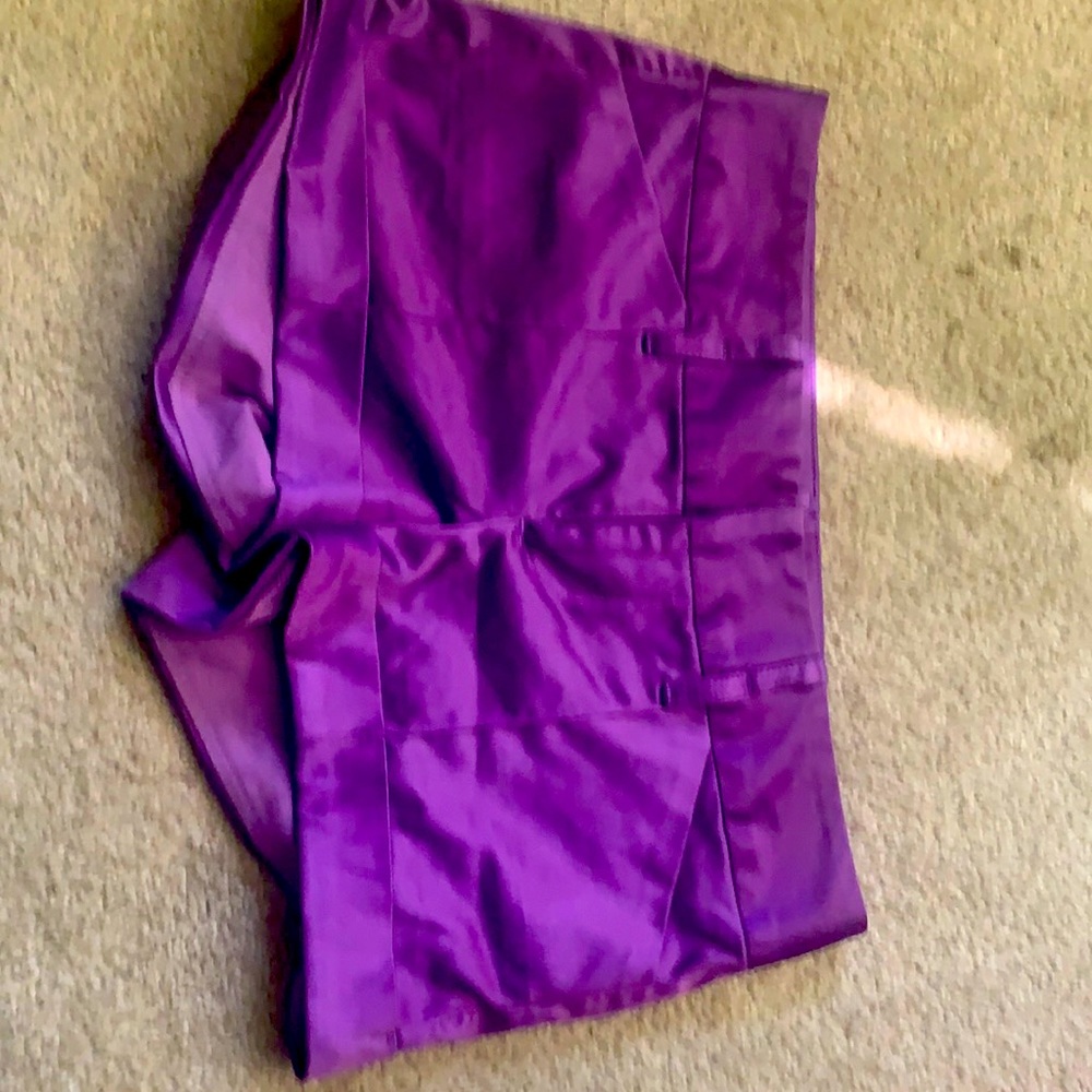 Purple shorts